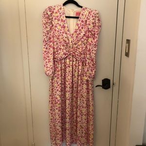 Kate spade marker floral Devore dress